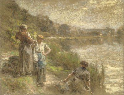 Cosechador bebiendo de una botella, o Sed de Leon Augustin Lhermitte