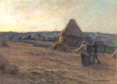 El Regreso de los Cosechadores, 1911 de Leon Augustin Lhermitte
