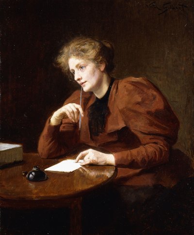 Joven segadora, c.1920 de Leon Augustin Lhermitte