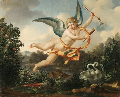 Alegorías del Amor - Cupido con una Antorcha y Flecha, 1803 de Leon Bakst