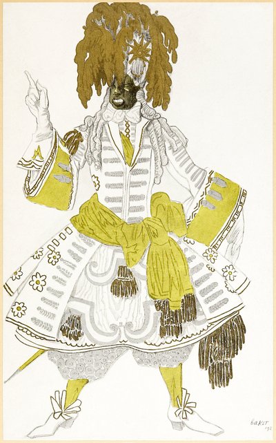 Diseño de vestuario de guardia negra de 
