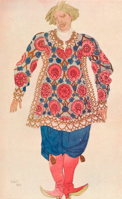 Buffon Ruso, 1924 de Leon Bakst