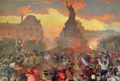 Carnaval en París en Honor de la Armada Rusa, 5 de octubre de 1893, 1900 de Leon Bakst