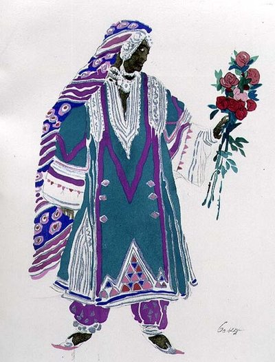 Diseño de vestuario de Leon Bakst