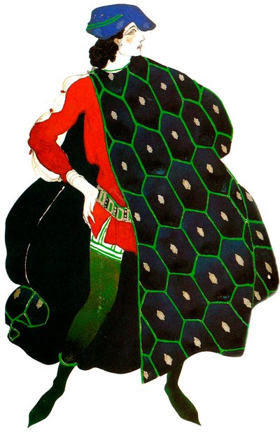 Diseño de vestuario para el ballet El Martirio de San Sebastián de Gabriele d