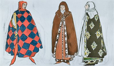 Diseños de vestuario para 
