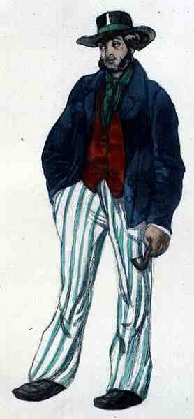 Traje para el marinero, de La Boutique Fantastique de Leon Bakst