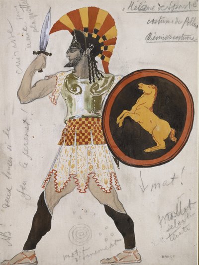 Diseño para el traje de Pólux en 