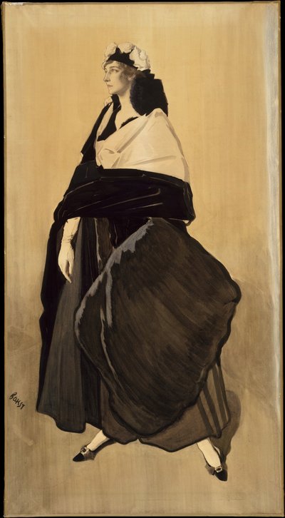 Ida Rubinstein - Retrato de la bailarina rusa Ida Rubinstein de Leon Bakst