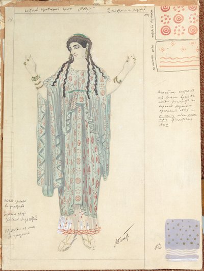 Dama de compañía, diseño de vestuario para 