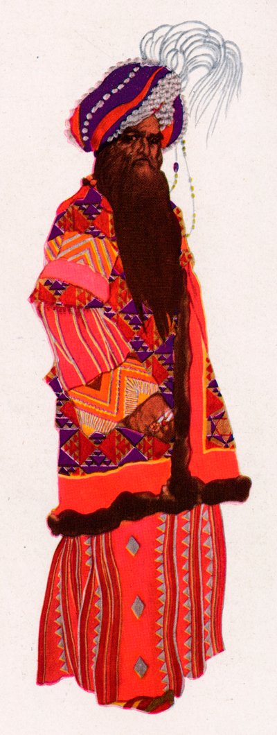 Le Sultan Samarcande, 1922, 1923 de Leon Bakst