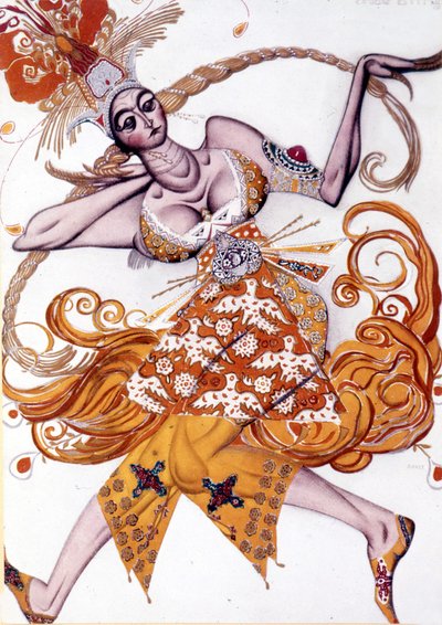 Vestuario de Léon Bakst para 