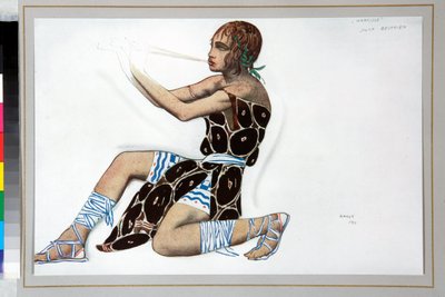 Traje ""Narcisse"" diseñado por Leon Bakst (1866-1924) para el ballet ""Narcisse"" de Nicolas Tcherepnine (1873-1945) de Leon Bakst