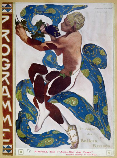 Disfraz de Fauno de Nijinsky en 