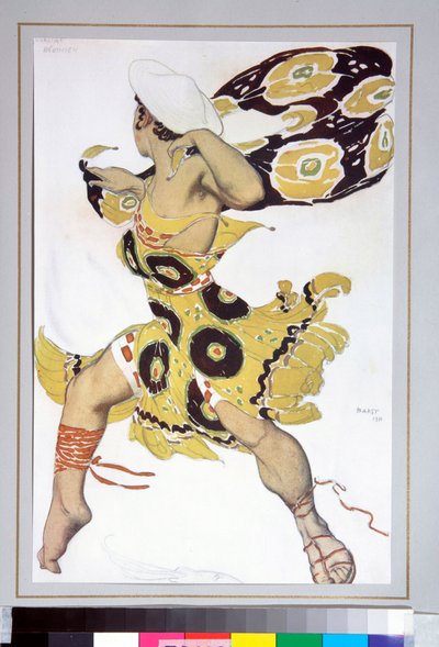 Fobos. Vestuario para el ballet “Narciso” de Leon Bakst