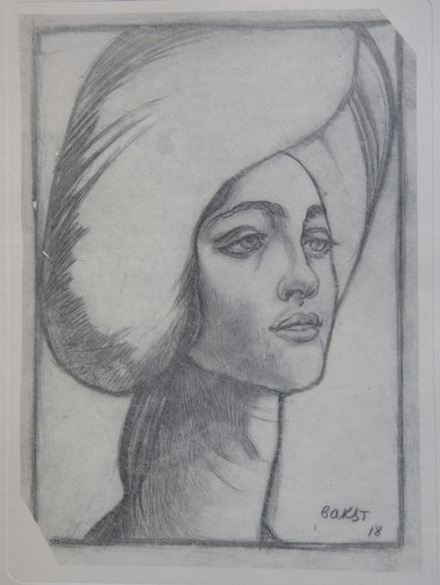 Retrato de madame T., 1918 de Leon Bakst