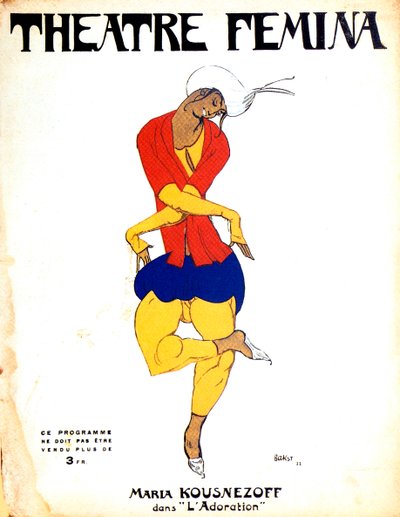 Cartel para el ballet de Igor Stravinsky La consagración de la primavera de Leon Bakst