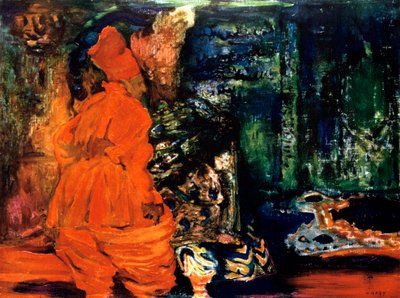 El secreto del harén, diseño de escenario para un ballet de Leon Bakst