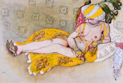 La Sultana Amarilla, 1916 de Leon Bakst