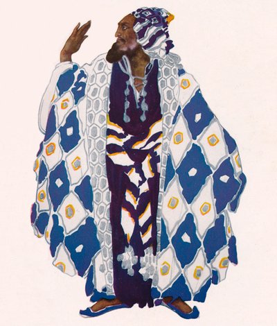 Un notable mesopotámico, 1922, 1923 de Leon Bakst