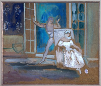 Vaslav Nijinski (1889-1950) y Tamara Karsavina (1885-1978) en el ballet 