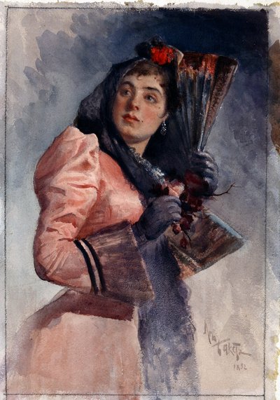 Personaje de la ópera Carmen, dirigida por Bizet de Leon Bakst