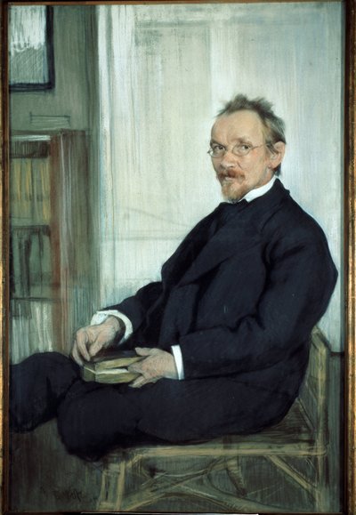 Retrato del escritor y filósofo Vasily (Vassili) Vasilievich Rozanov (1856-1919) de Leon Bakst