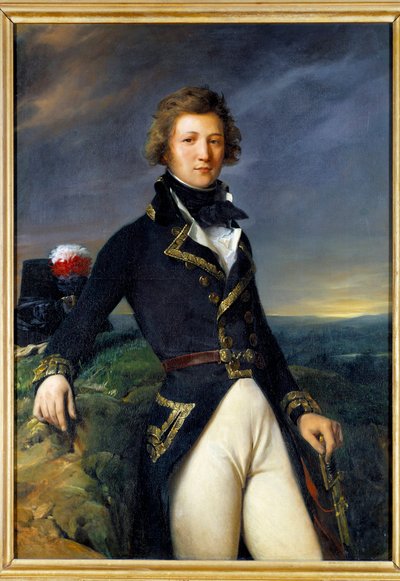 Retrato de Luis Felipe de Orleans (1773-1850), Duque de Chartres (quien se convirtió en el Rey de Francia Luis Felipe I) de Léon Cogniet