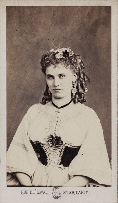 Retrato de Christine Nilsson 1843-1921 de Leon Cremiere