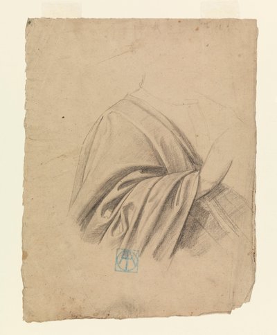 Dibujo, Estudio de drapeado, 1886-92 de Leon Dabo