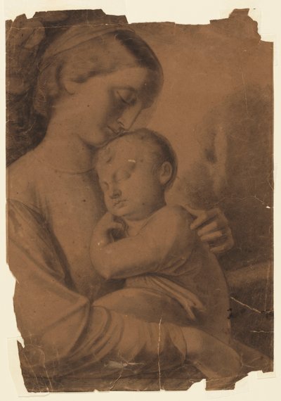 Madonna y el niño de Leon Dabo