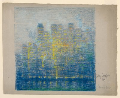 Rascacielos, Nueva York de Leon Dabo