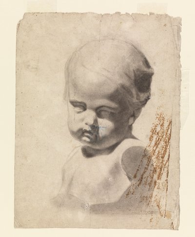 Estudio de un busto de un niño (de un molde de yeso) de Leon Dabo