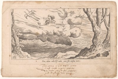 Juno en su carroza regresa al Olimpo Le Fable de Calisto (título de la serie) Mito de Calisto (título de la serie) de Leon Davent