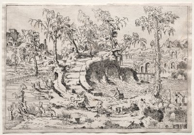 Landscape with Putti de Leon Davent