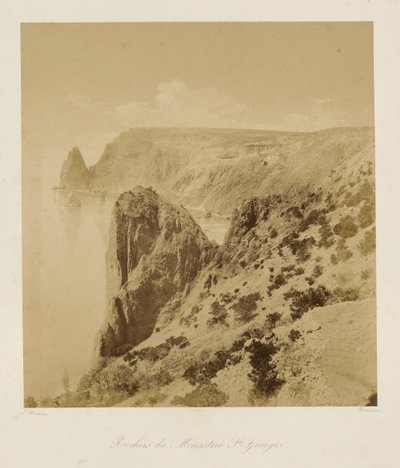 Peñas del Monasterio de San Jorge (Rochers du Monastere St. Georges) de Leon Eugéne Méhédin