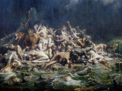 El diluvio de Leon Francois Comerre