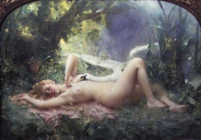El triunfo del cisne de Leon Francois Comerre