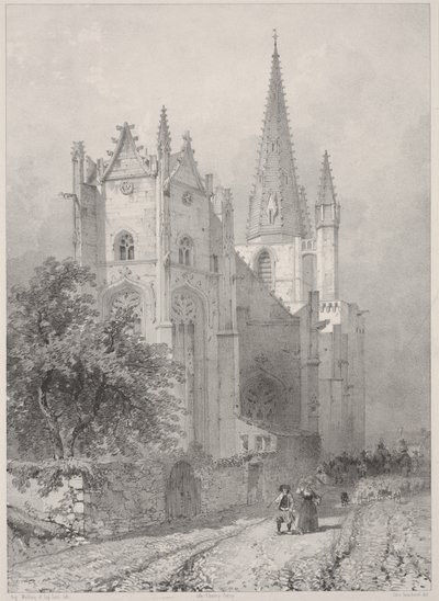 Iglesia de Hennebont, Bretaña de Leon Gaucherel