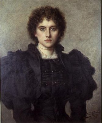 Retrato de una mujer de Leon Herbo