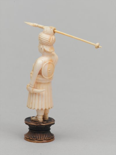 Peón negro, pieza de ajedrez, India, c.1820 de Leon Hornecker