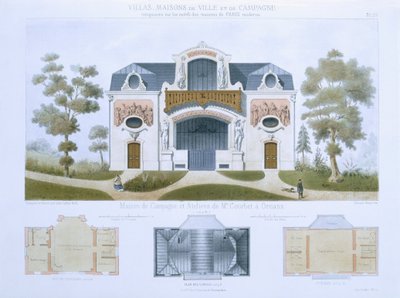 Casa y talleres del Sr. Courbet en Ornans, de 
