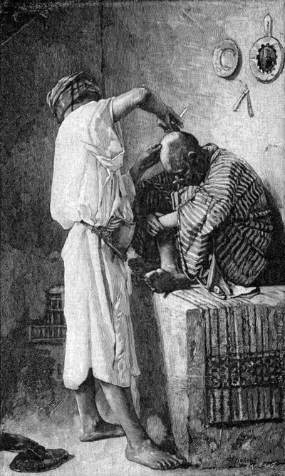 Un barbero en Estambul de Leon Joseph Florentin (after) Bonnat