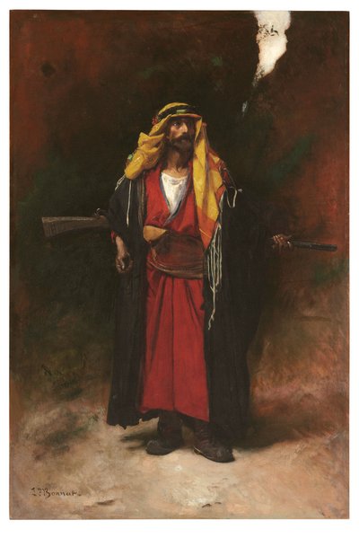 Un guardia árabe de Leon Joseph Florentin Bonnat