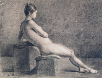Modelo de perfil, c. 1853-1922 de Leon Joseph Florentin Bonnat