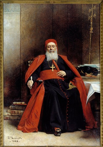Retrato de Charles Lavigerie, Arzobispo de Argel, Cardenal Primado de África de Leon Joseph Florentin Bonnat