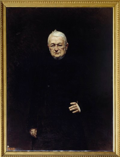 Retrato de Adolphe Thiers (1797-1877) Presidente de la República Pintura de Leon Joseph Bonat (1833-1922) Siglo XIX Dim. 1,15x0,92 m. de Leon Joseph Florentin Bonnat