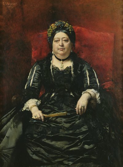 Retrato de Madame Leopold Stern, 1879 de Leon Joseph Florentin Bonnat