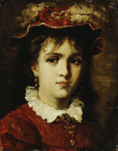 Retrato de una niña de Leon Joseph Florentin Bonnat