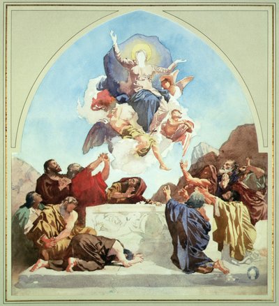 Estudio para La Asunción de la Virgen de Leon Joseph Florentin Bonnat
